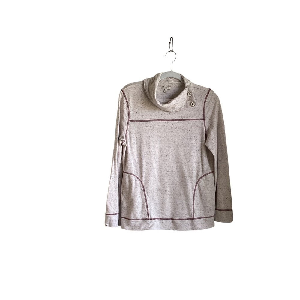 Talbots Women’s Long Sleeved Lightweight Sweatshirt with Cowl Neck.  Size M